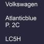 Preview: Volkswagen, Atlanticblue P. 2C, LC5H.